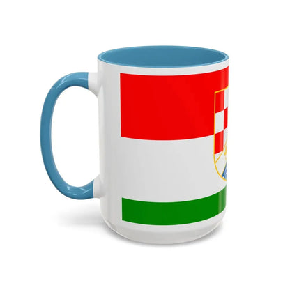 Flag of Posavina Canton Bosnia and Herzegovina - Accent Coffee Mug - Go Mug Yourself