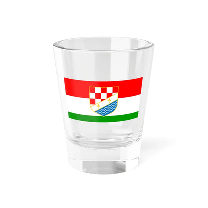 Flag of Posavina Canton Bosnia and Herzegovina - Shot Glass 1.5oz 1.5oz - Go Mug Yourself