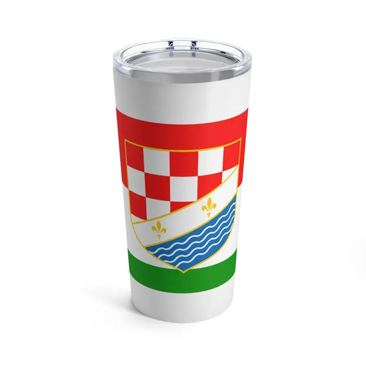 Flag of Posavina Canton Bosnia and Herzegovina - Tumbler 20oz 20oz - Go Mug Yourself