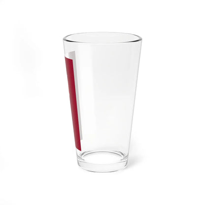 Flag of Postojna vertical 2x1 (Slovenia) Pint Glass 16oz - Go Mug Yourself