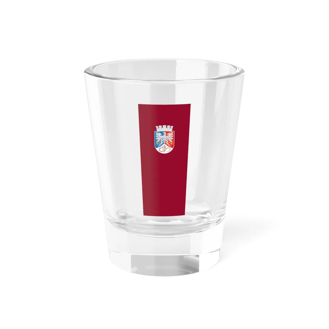 Flag of Postojna vertical (Slovenia) Shot Glass 1.5oz 1.5oz - Go Mug Yourself