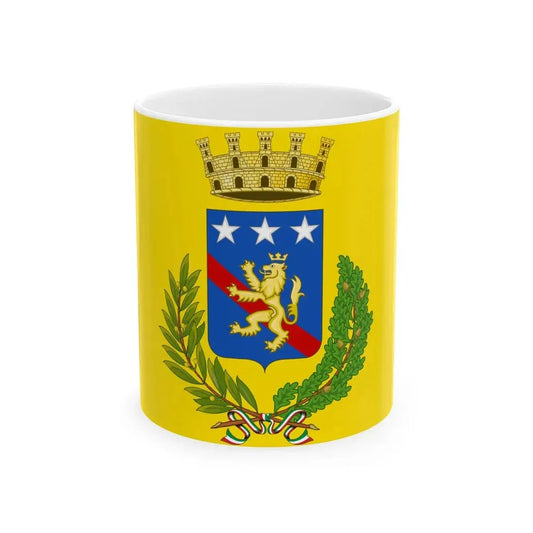 Flag of Potenza (Italy) White Coffee Mug 11oz - Go Mug Yourself