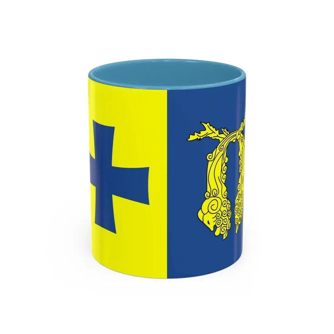 Flag of Poti Georgia - Accent Coffee Mug 11oz Light Blue - Go Mug Yourself