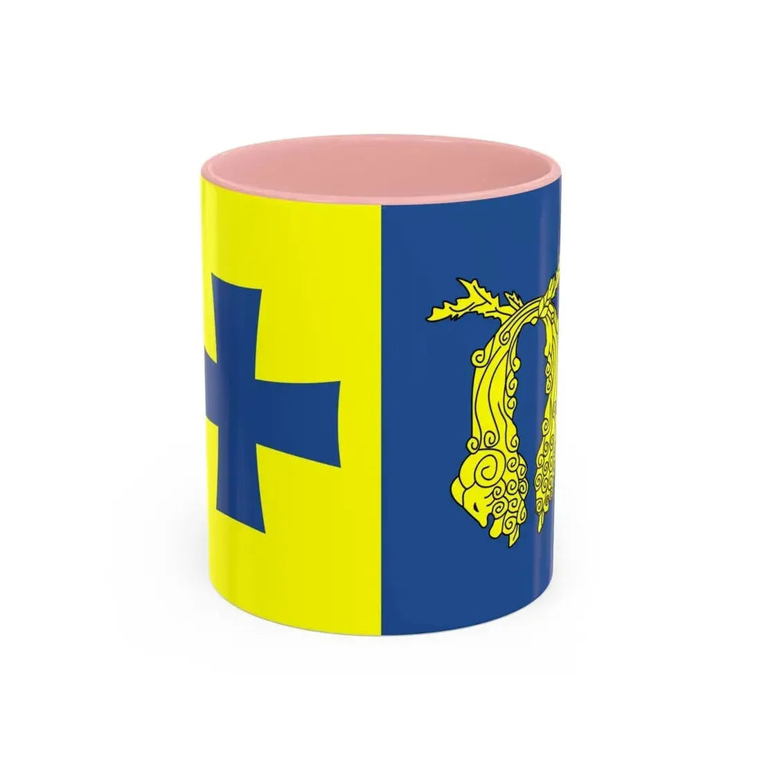 Flag of Poti Georgia - Accent Coffee Mug 11oz Pink - Go Mug Yourself