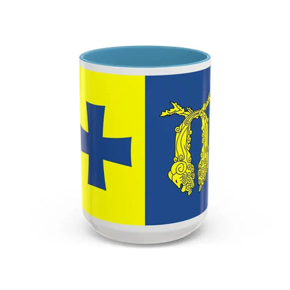 Flag of Poti Georgia - Accent Coffee Mug 15oz Light Blue - Go Mug Yourself
