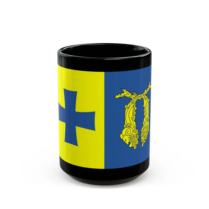 Flag of Poti Georgia - Black Coffee Mug-15oz-Go Mug Yourself