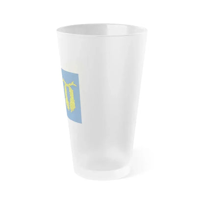 Flag of Poti Georgia - Frosted Pint Glass 16oz - Go Mug Yourself
