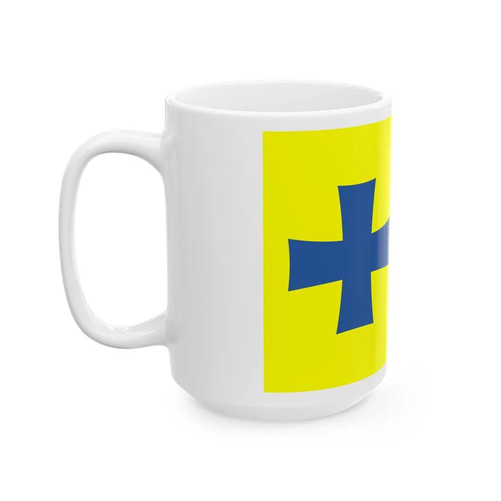 Flag of Poti Georgia - White Coffee Mug-Go Mug Yourself