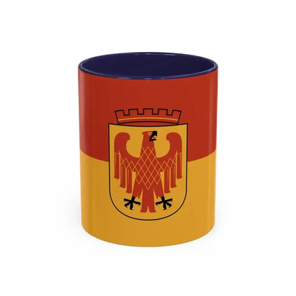 Flag of Potsdam Germany - Accent Coffee Mug 11oz Navy - Go Mug Yourself