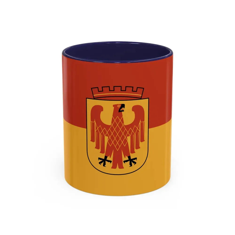 Flag of Potsdam Germany - Accent Coffee Mug 11oz Navy - Go Mug Yourself