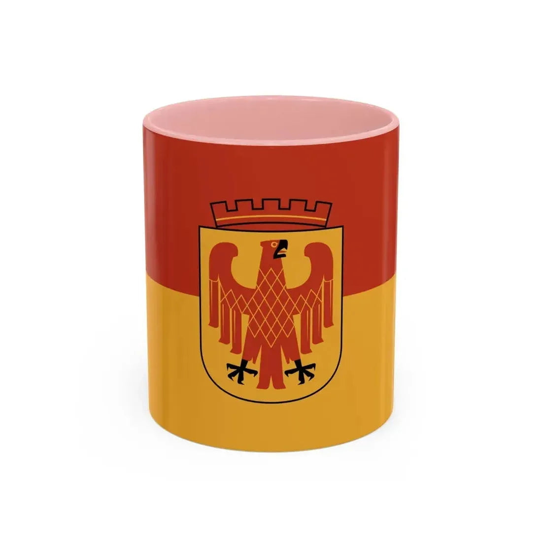 Flag of Potsdam Germany - Accent Coffee Mug 11oz Pink - Go Mug Yourself