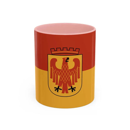 Flag of Potsdam Germany - Accent Coffee Mug 11oz Pink - Go Mug Yourself