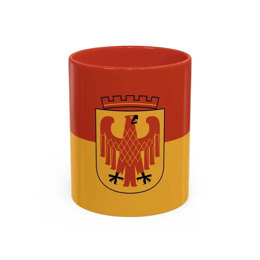 Flag of Potsdam Germany - Accent Coffee Mug 11oz Red - Go Mug Yourself