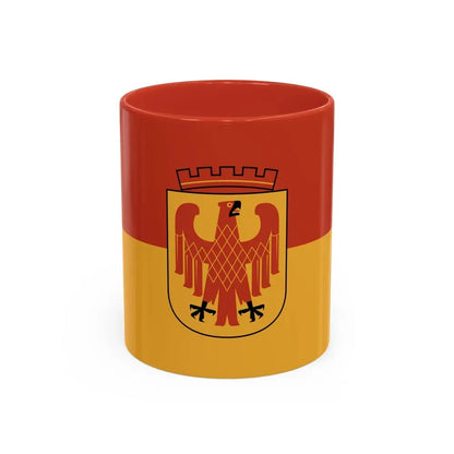 Flag of Potsdam Germany - Accent Coffee Mug 11oz Red - Go Mug Yourself