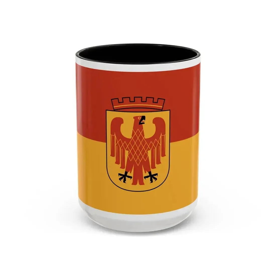 Flag of Potsdam Germany - Accent Coffee Mug 15oz Black - Go Mug Yourself