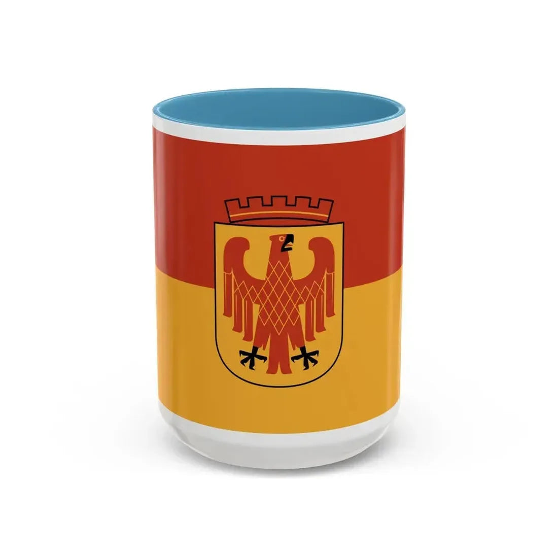 Flag of Potsdam Germany - Accent Coffee Mug 15oz Light Blue - Go Mug Yourself
