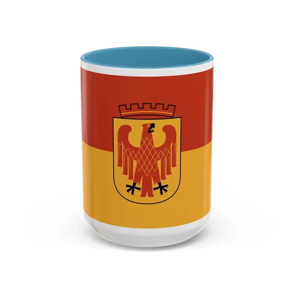 Flag of Potsdam Germany - Accent Coffee Mug 15oz Light Blue - Go Mug Yourself