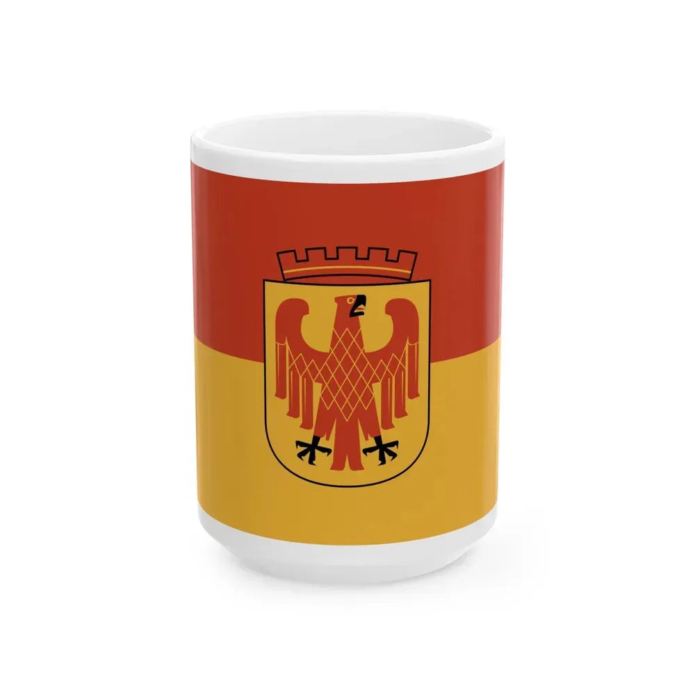 Flag of Potsdam Germany - White Coffee Mug 15oz - Go Mug Yourself