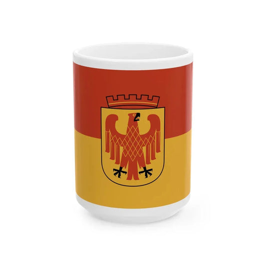Flag of Potsdam Germany - White Coffee Mug 15oz - Go Mug Yourself