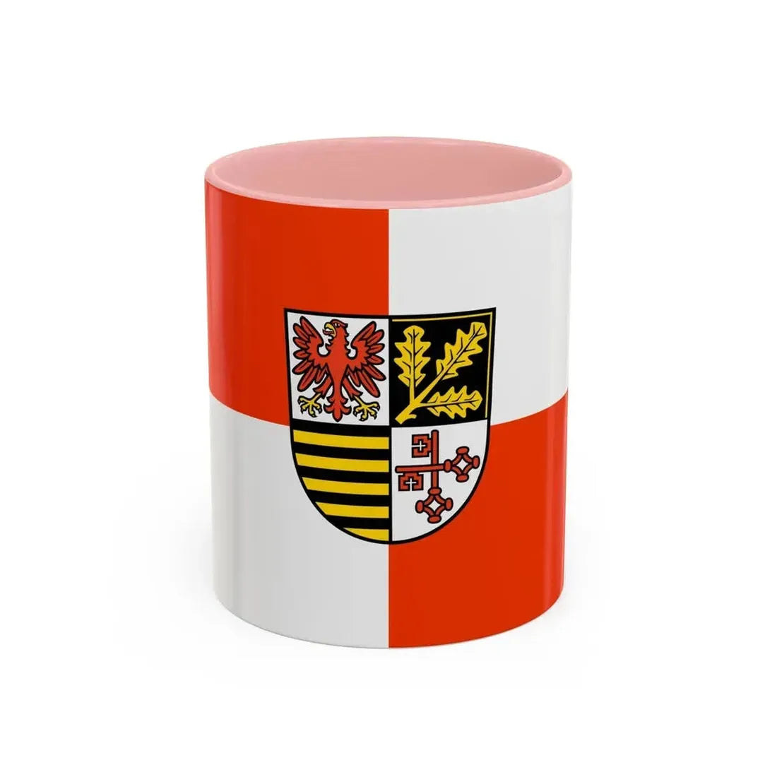 Flag of Potsdam Mittelmark Germany - Accent Coffee Mug 11oz Pink - Go Mug Yourself
