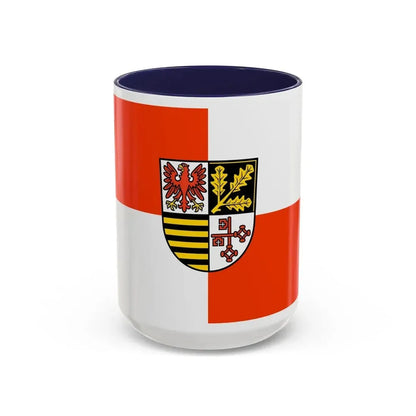 Flag of Potsdam Mittelmark Germany - Accent Coffee Mug 15oz Navy - Go Mug Yourself