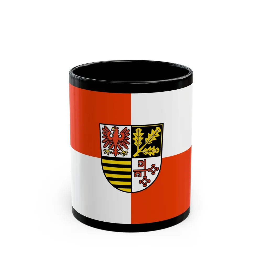 Flag of Potsdam Mittelmark Germany - Black Coffee Mug-11oz-Go Mug Yourself