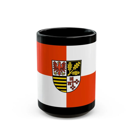 Flag of Potsdam Mittelmark Germany - Black Coffee Mug-15oz-Go Mug Yourself