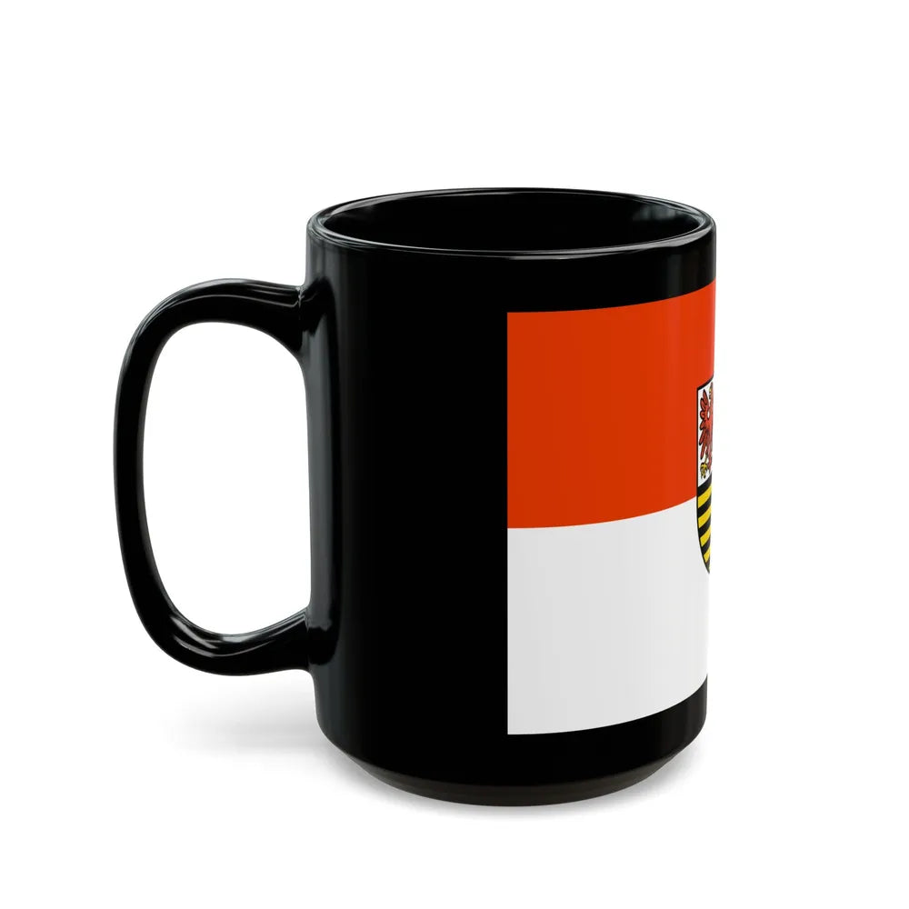 Flag of Potsdam Mittelmark Germany - Black Coffee Mug-Go Mug Yourself