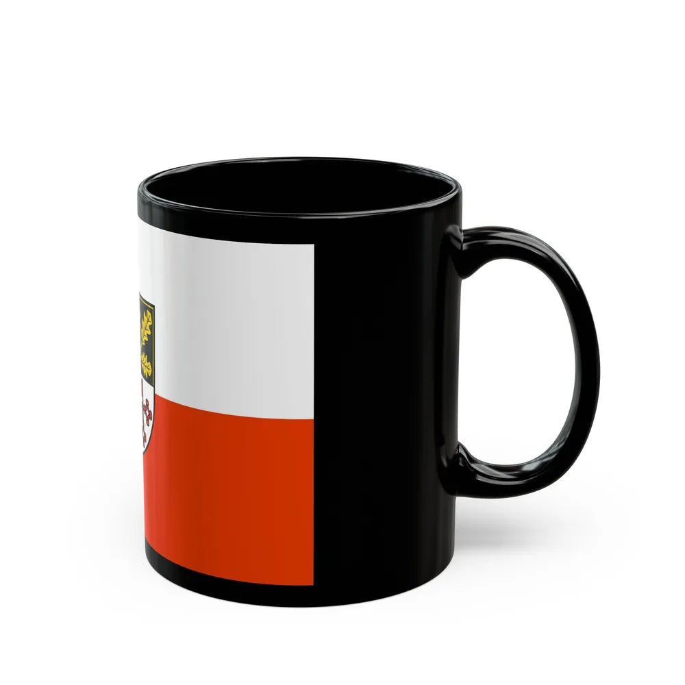 Flag of Potsdam Mittelmark Germany - Black Coffee Mug-Go Mug Yourself