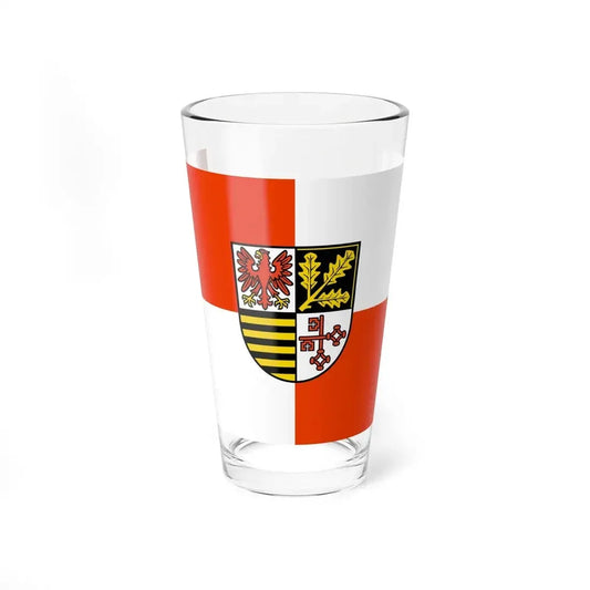 Flag of Potsdam Mittelmark Germany - Pint Glass 16oz 16oz - Go Mug Yourself