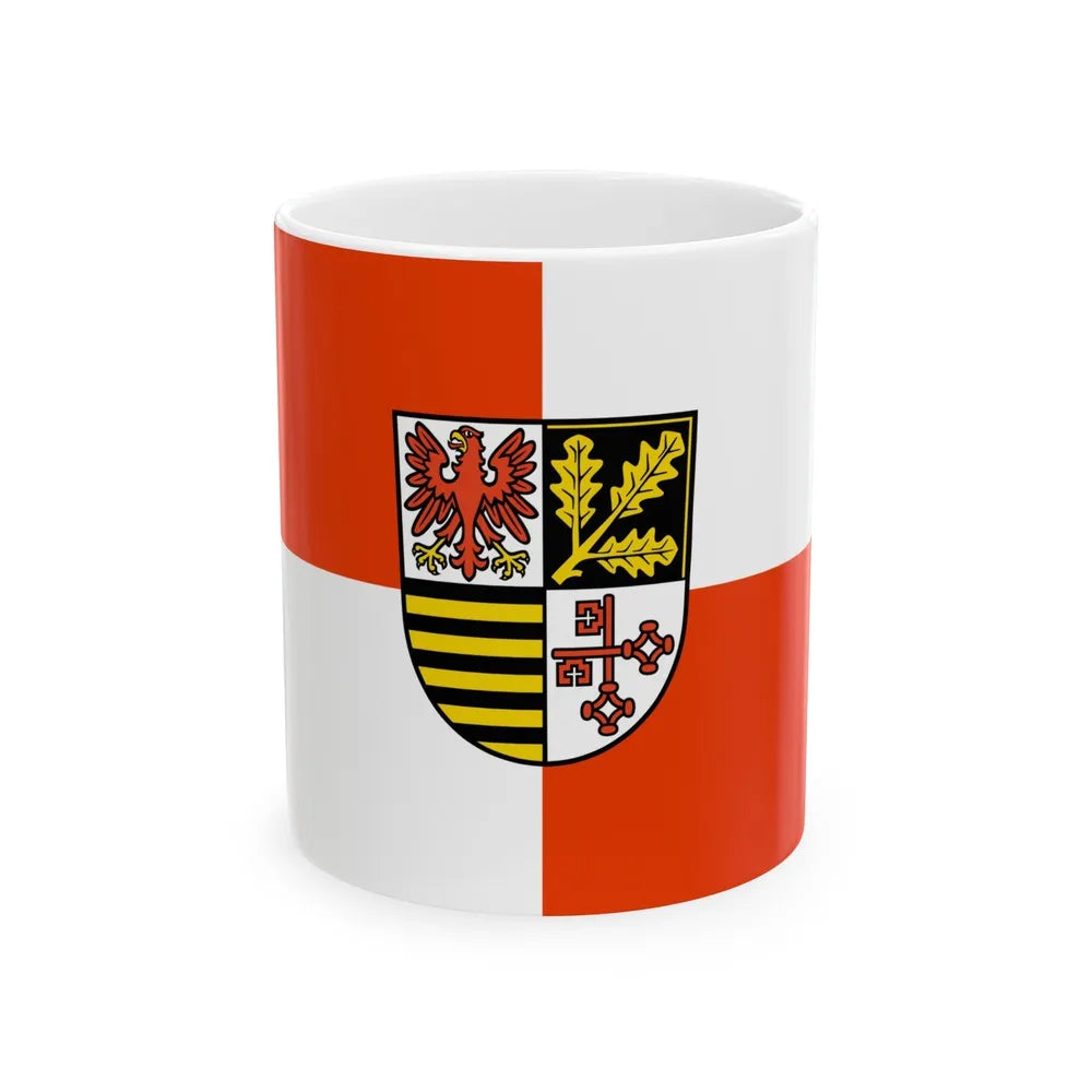 Flag of Potsdam Mittelmark Germany - White Coffee Mug-11oz-Go Mug Yourself