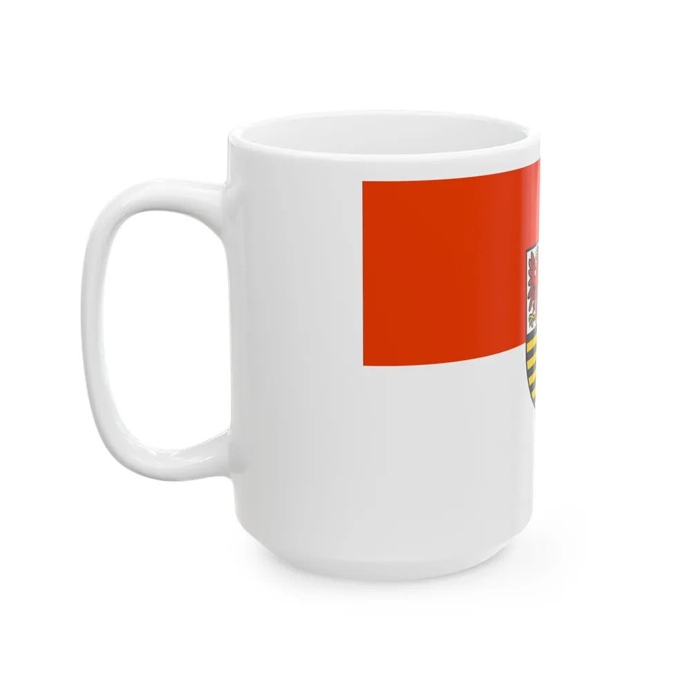 Flag of Potsdam Mittelmark Germany - White Coffee Mug-Go Mug Yourself