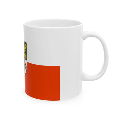 Flag of Potsdam Mittelmark Germany - White Coffee Mug-Go Mug Yourself