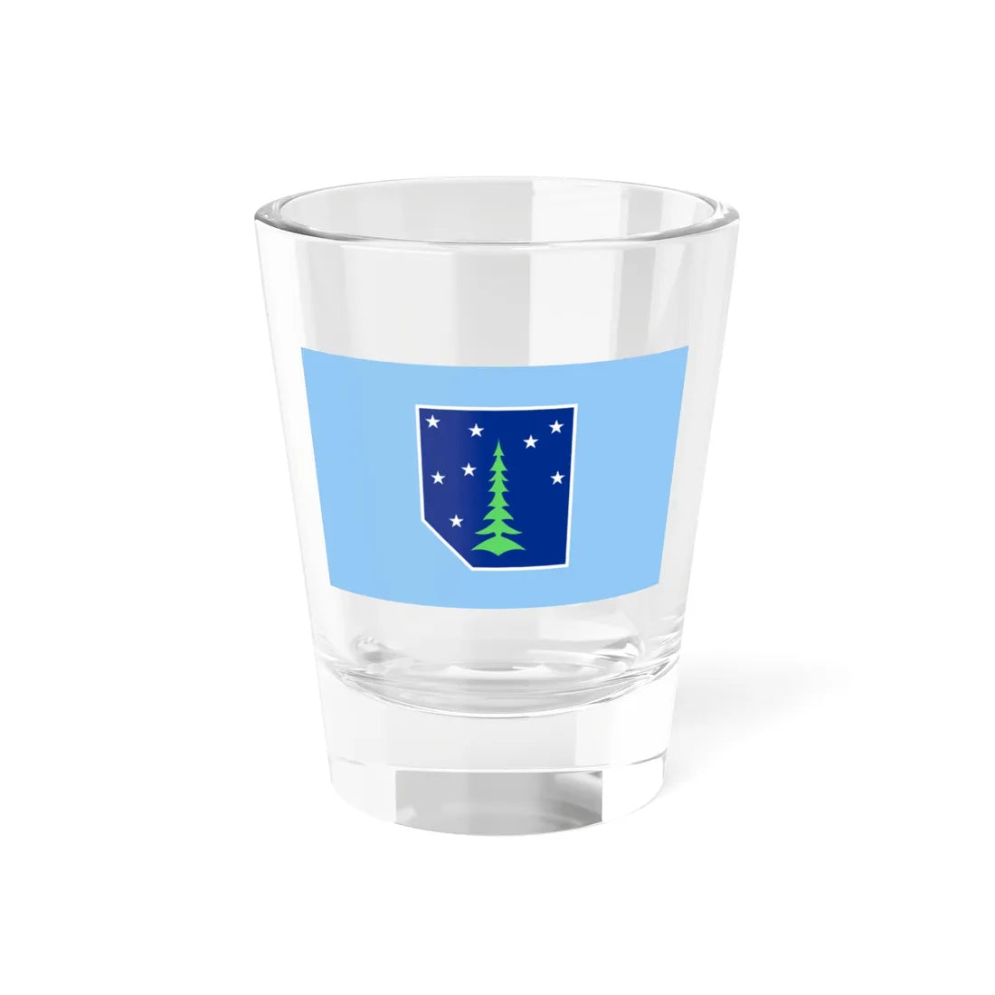Flag of Potter County Pennsylvania (United States) Shot Glass 1.5oz 1.5oz - Go Mug Yourself