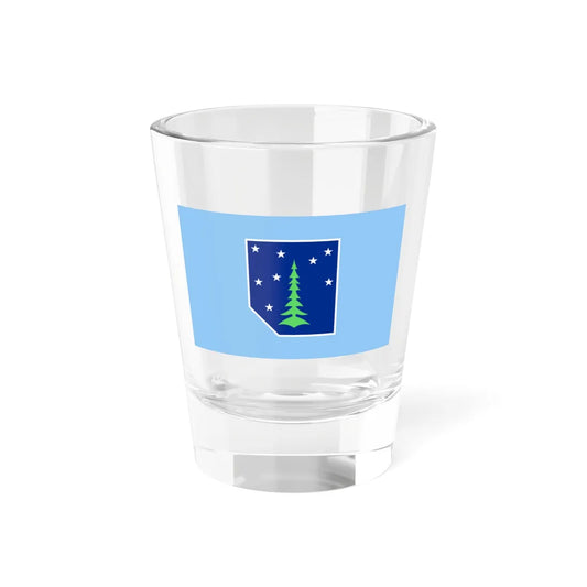Flag of Potter County Pennsylvania (United States) Shot Glass 1.5oz 1.5oz - Go Mug Yourself
