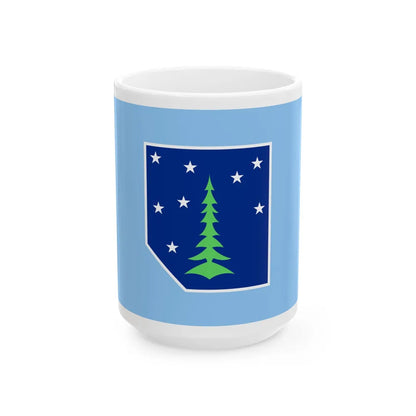 Flag of Potter County Pennsylvania (United States) White Coffee Mug 15oz - Go Mug Yourself