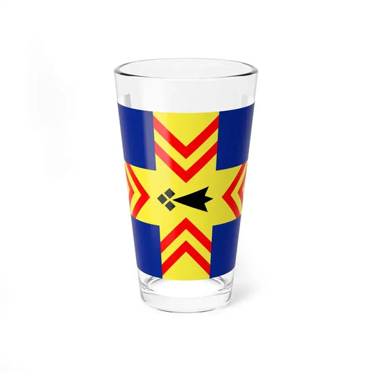 Flag of Pouldergat (France) Pint Glass 16oz 16oz - Go Mug Yourself