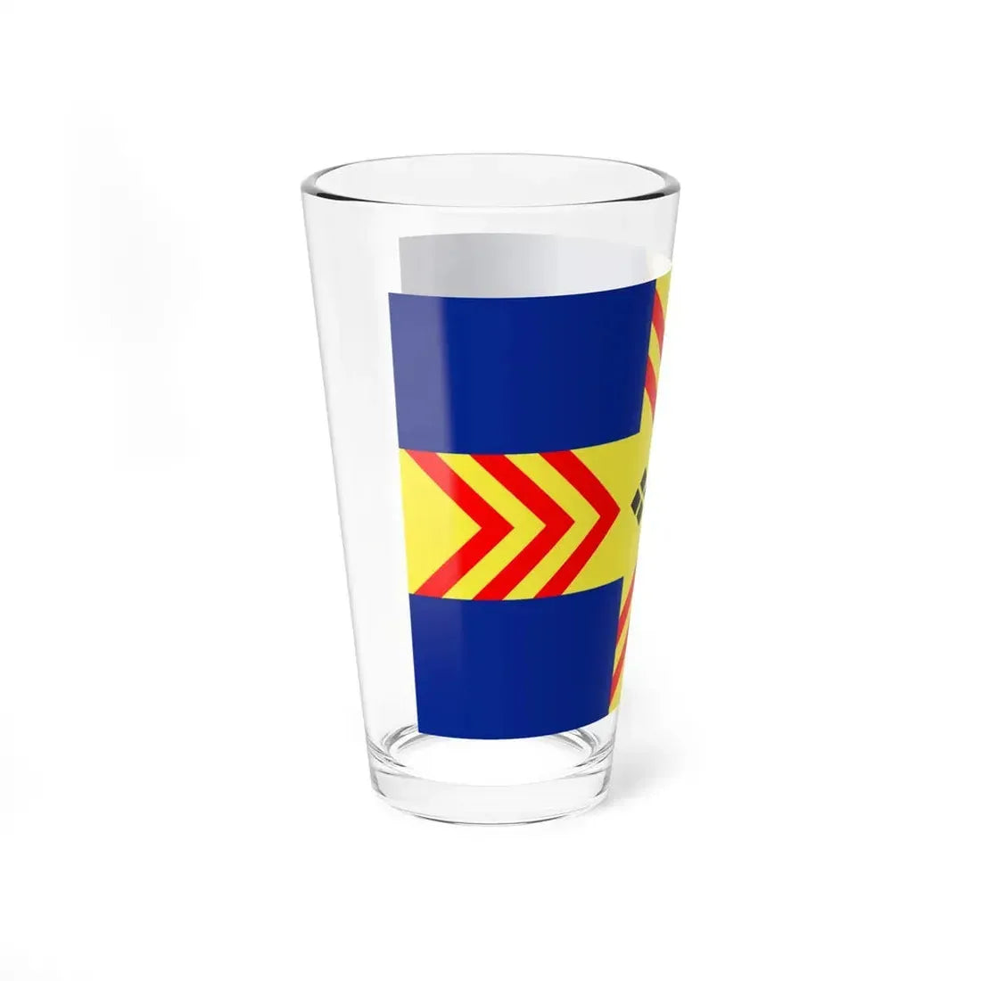 Flag of Pouldergat (France) Pint Glass 16oz - Go Mug Yourself