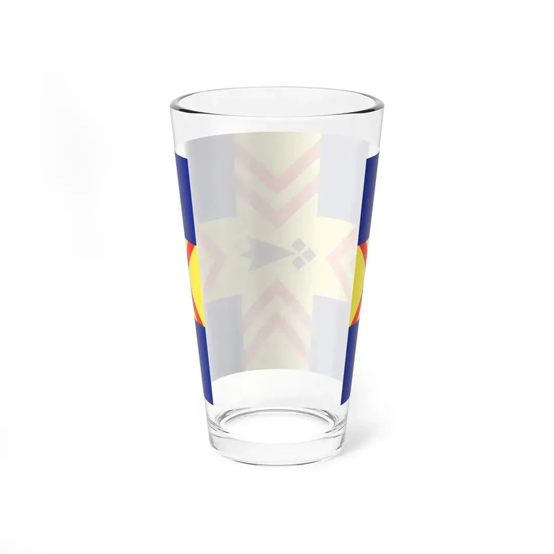 Flag of Pouldergat (France) Pint Glass 16oz - Go Mug Yourself