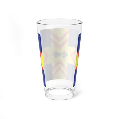 Flag of Pouldergat (France) Pint Glass 16oz - Go Mug Yourself