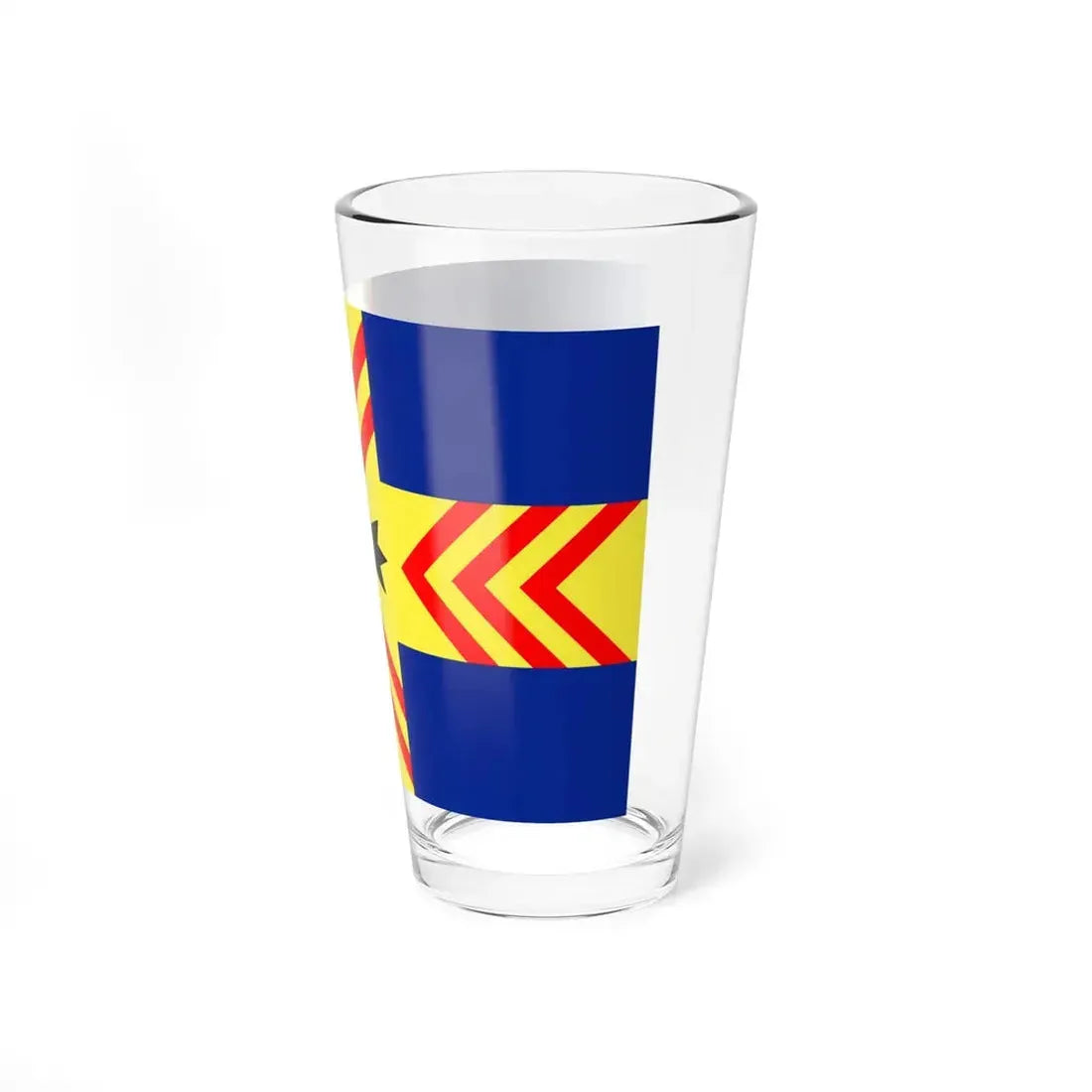 Flag of Pouldergat (France) Pint Glass 16oz - Go Mug Yourself
