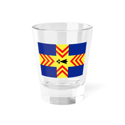 Flag of Pouldergat (France) Shot Glass 1.5oz 1.5oz - Go Mug Yourself