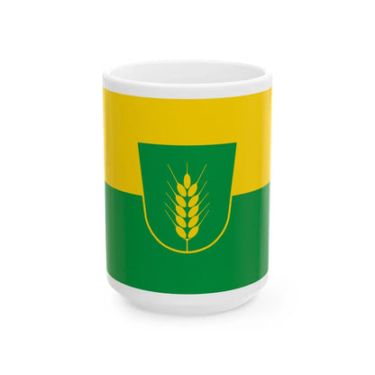 Flag of Povolzhye (Ukraine) White Coffee Mug 15oz - Go Mug Yourself