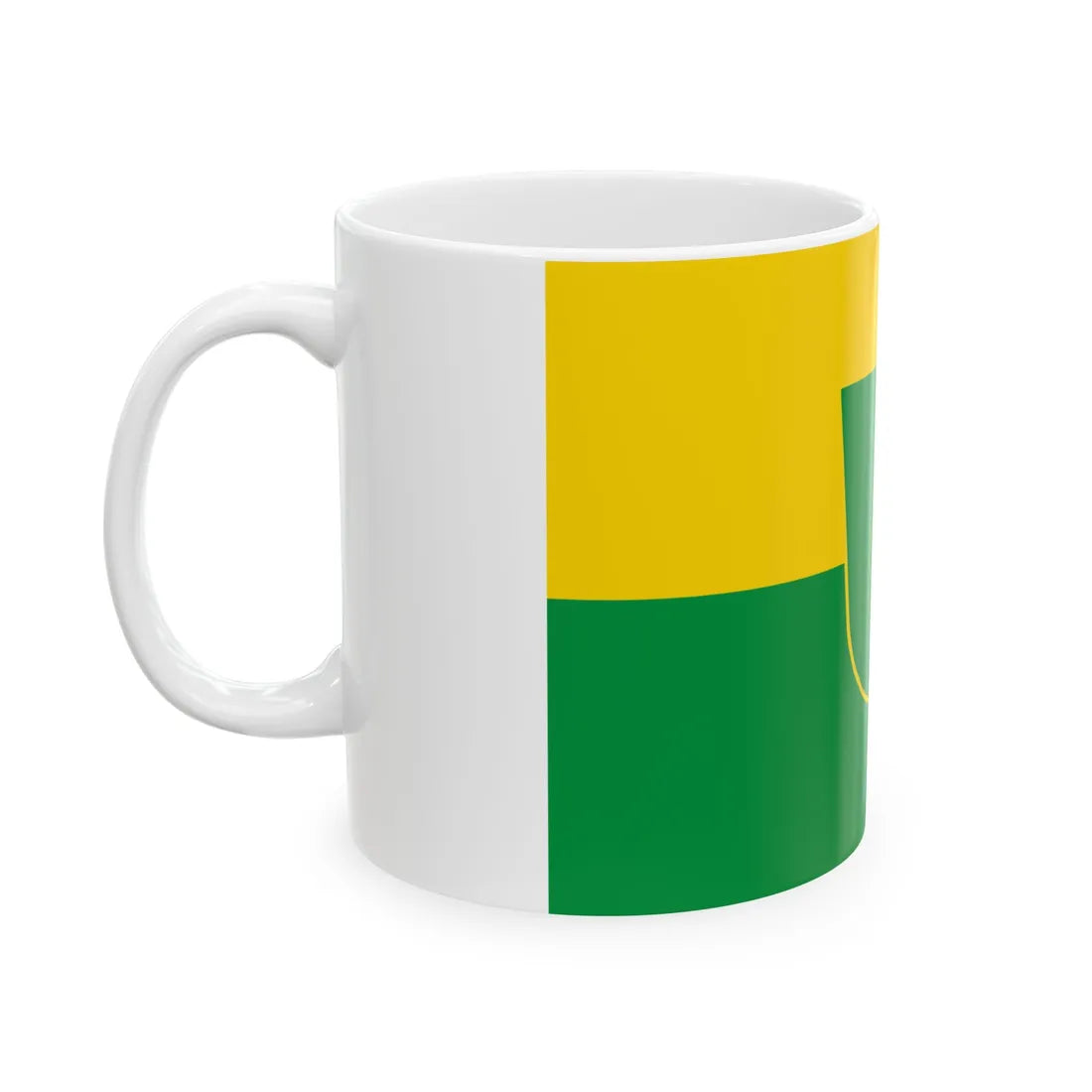 Flag of Povolzhye (Ukraine) White Coffee Mug - Go Mug Yourself