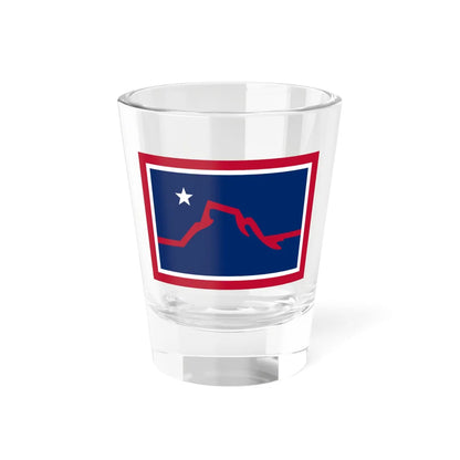 Flag of Powell Wyoming (United States) Shot Glass 1.5oz 1.5oz - Go Mug Yourself