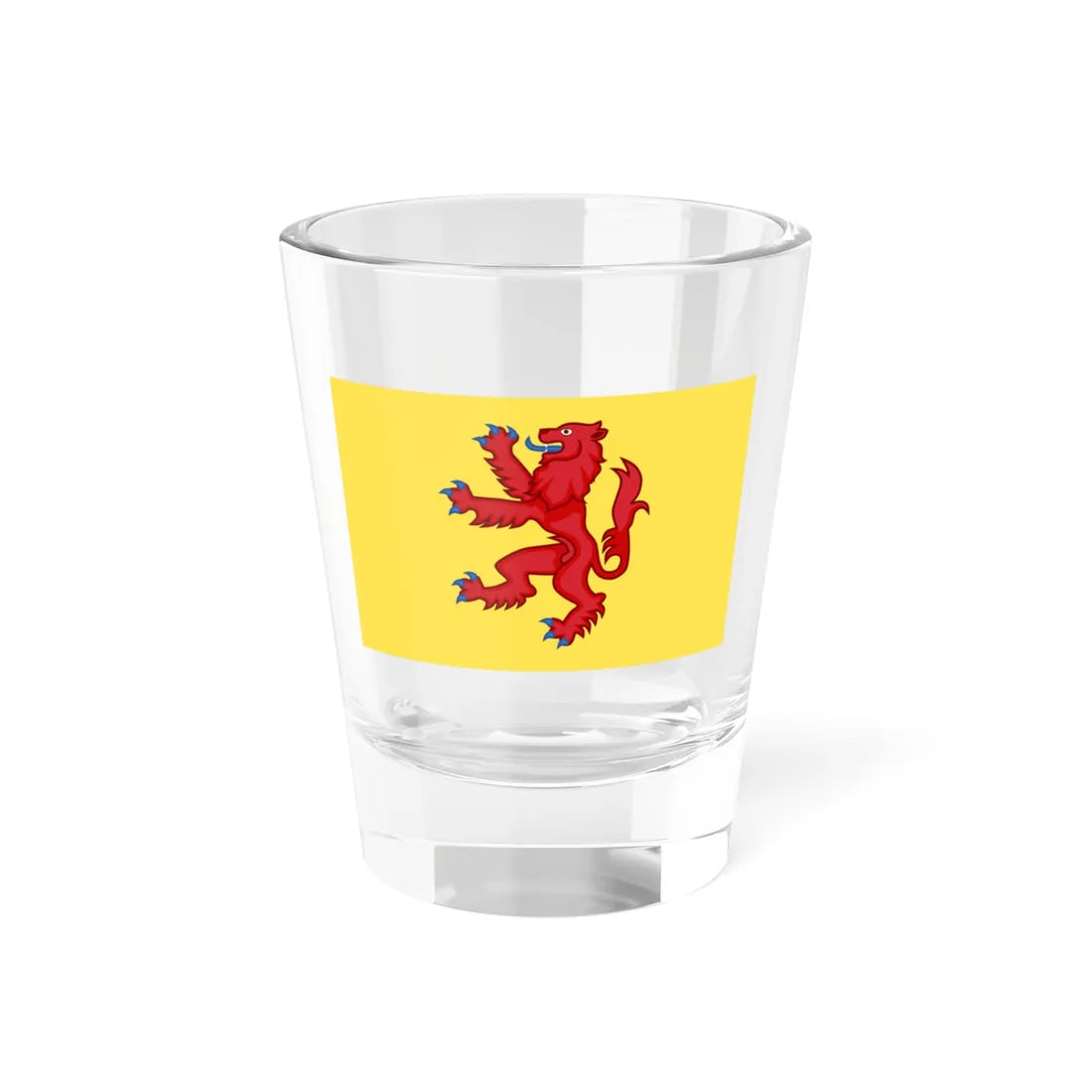 Flag of Powys (United Kingdom) Shot Glass 1.5oz 1.5oz - Go Mug Yourself