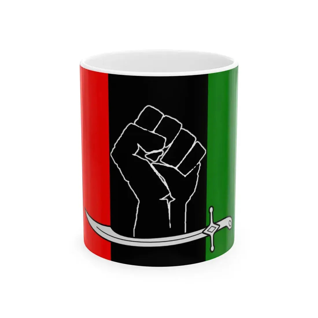 Flag of PPP-SB (Pakistan) White Coffee Mug 11oz - Go Mug Yourself