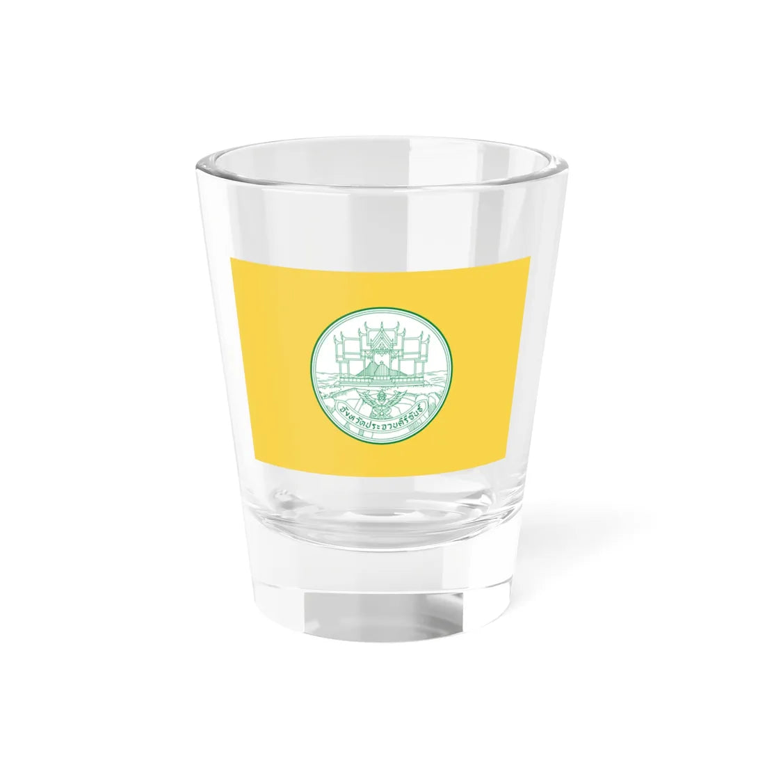Flag of Prachuap Khiri Khan (Thailand) Shot Glass 1.5oz 1.5oz - Go Mug Yourself