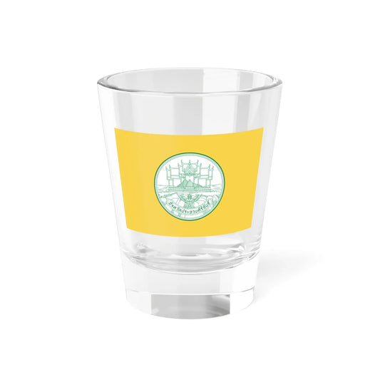 Flag of Prachuap Khiri Khan (Thailand) Shot Glass 1.5oz 1.5oz - Go Mug Yourself