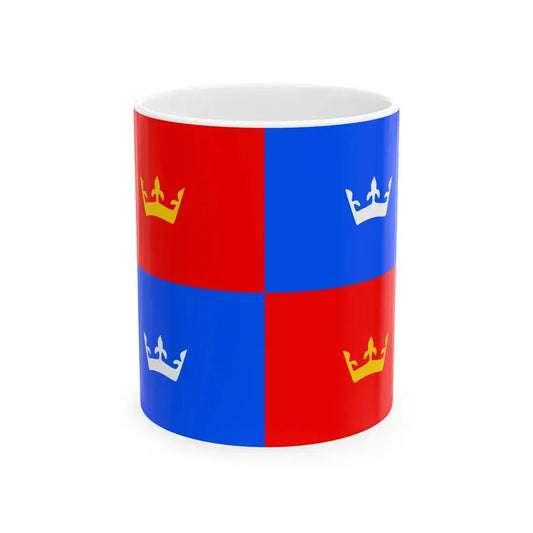 Flag of Prague 1 (Czech Republic) White Coffee Mug 11oz - Go Mug Yourself